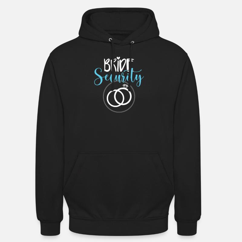 Sécurité de la mariée - Sweat-shirt à capuche unisexe - noir