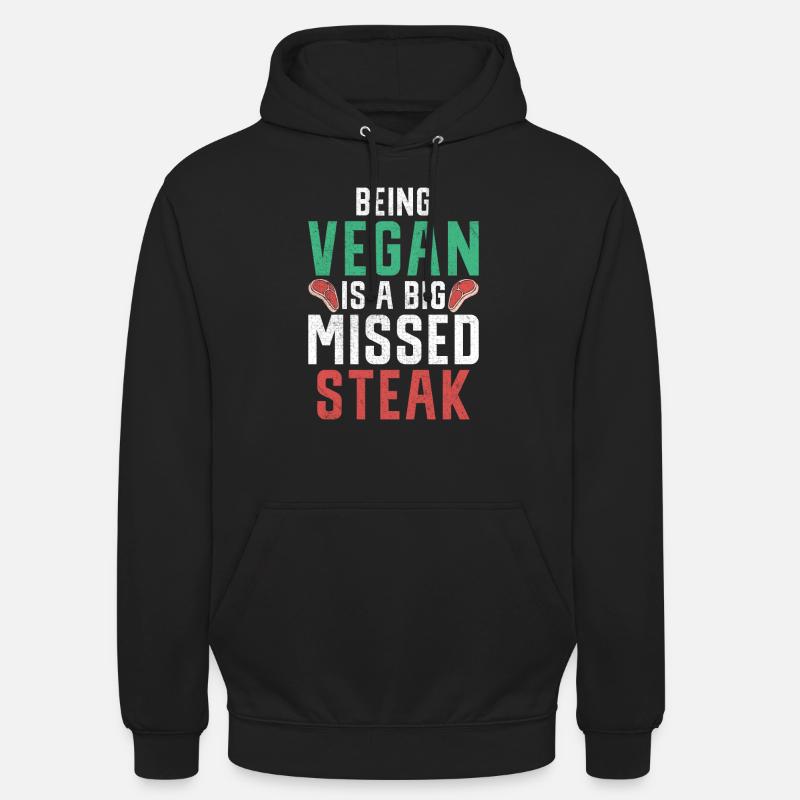 Steak Lover Steak Gift - Unisex Hoodie - black