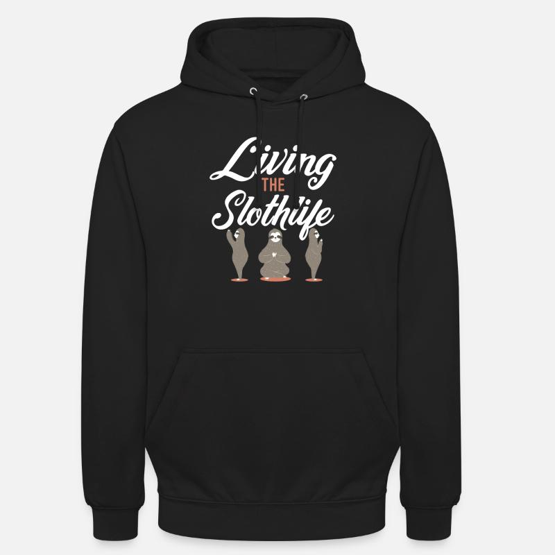 Sloth Lover Sloth Gift - Unisex Hoodie - black