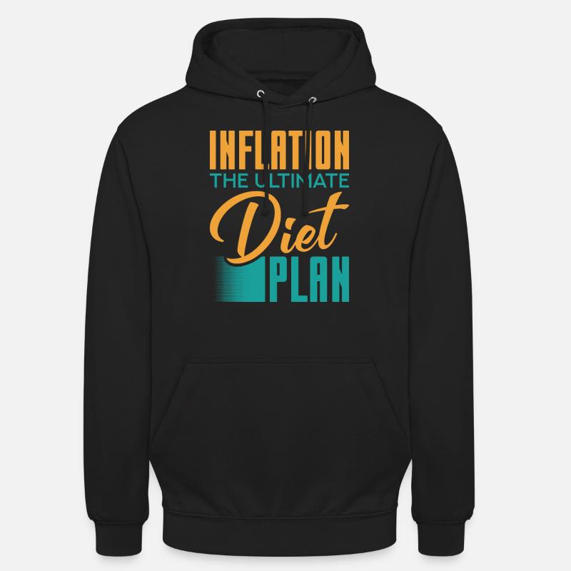 Inflation Der ultimative Diätplan - Unisex Hoodie - Schwarz