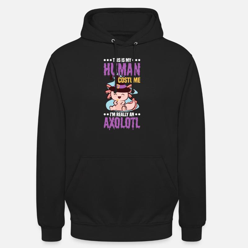 C’est mon costume humain, qui - Sweat-shirt à capuche unisexe - noir