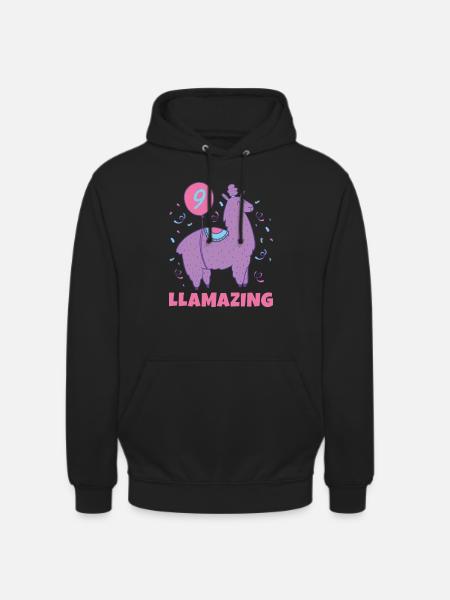 Llama Gift Llama Lover Gift - Unisex Hoodie - black