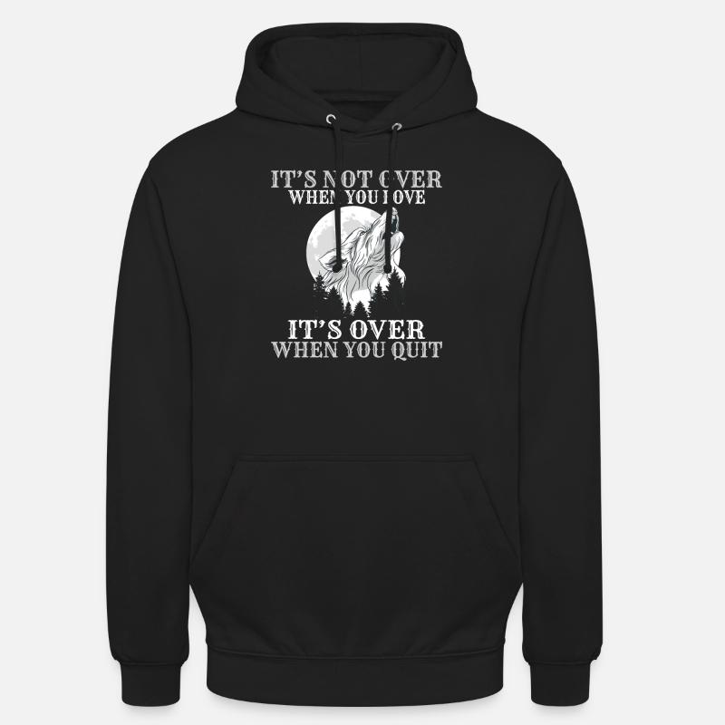 Wolf Geschenke Wolf Liebhaber - Unisex Hoodie - Schwarz