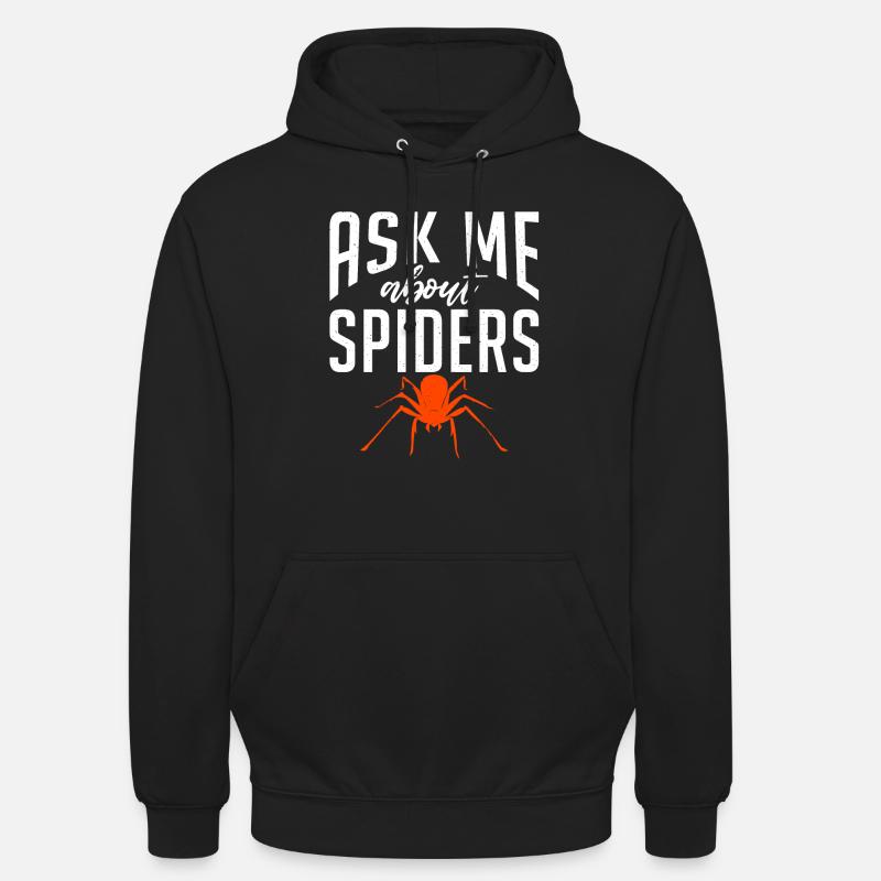 Spider Lover Geschenke - Unisex Hoodie - Schwarz