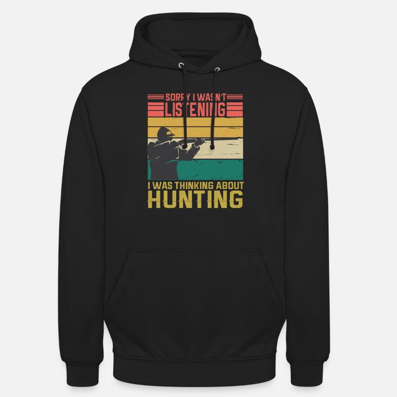 Jagen Jagdspruch & Jäger Geschenkidee - Unisex Hoodie - Schwarz