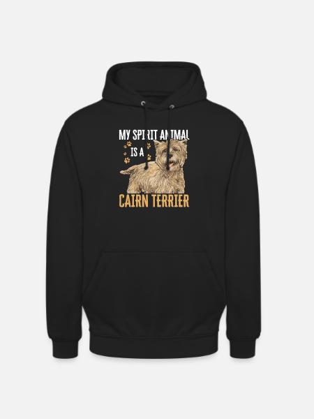 Cairn Terrier Dog - Unisex Hoodie - black