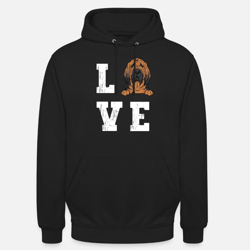 Limier Chien Limier - Sweat-shirt à capuche unisexe - noir