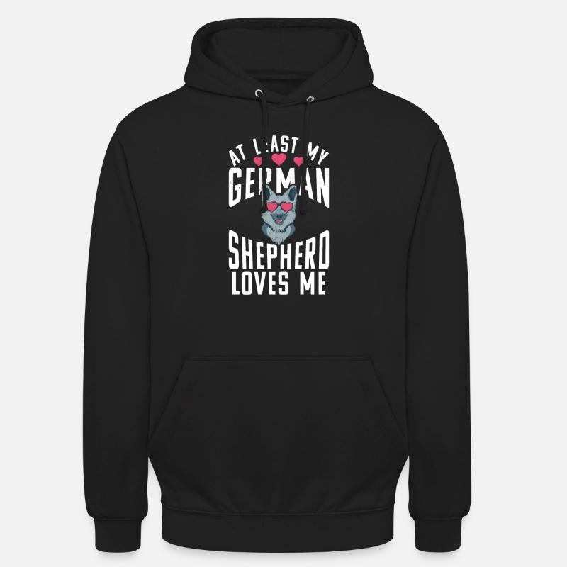 Deutscher Schäferhund Geschenke - Unisex Hoodie - Schwarz