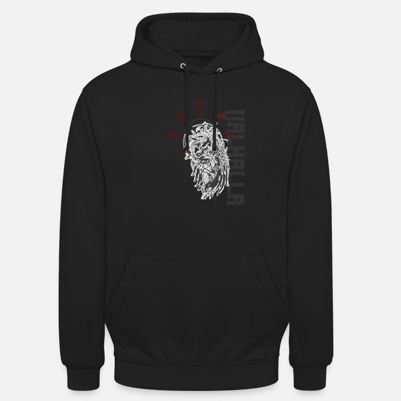 Celtic Vikinger Vegvisir compas Vikings - Sweat-shirt à capuche unisexe - noir