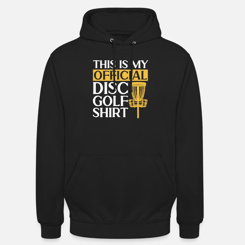 Discgolf Disc Golf Frisbee - Unisex Hoodie - black