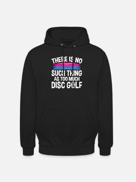 Discgolf Disc Golf Frisbee - Unisex Hoodie - black