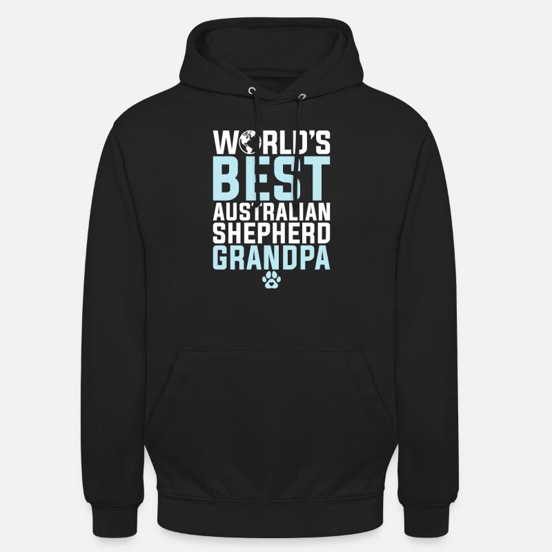 Cadeaux de berger australien - Sweat-shirt à capuche unisexe - noir
