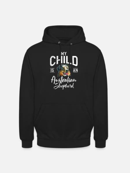 Australian Shepherd Gifts - Unisex Hoodie - black