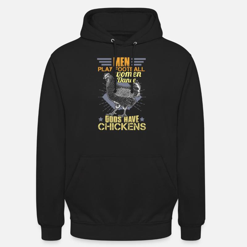 Costume de poulet Hommes - Sweat-shirt à capuche unisexe - noir