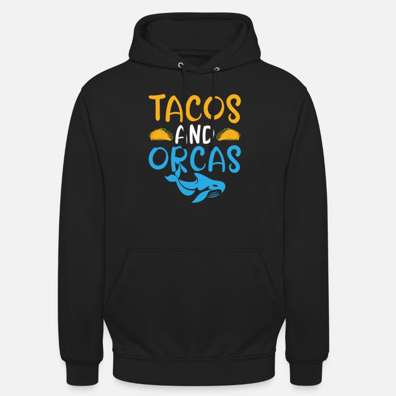 Orca Wal Geschenke - Unisex Hoodie - Schwarz
