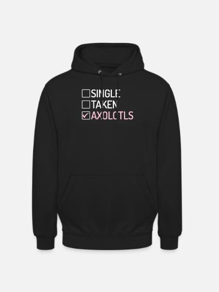 Axolotl Lover Gifts - Unisex Hoodie - black