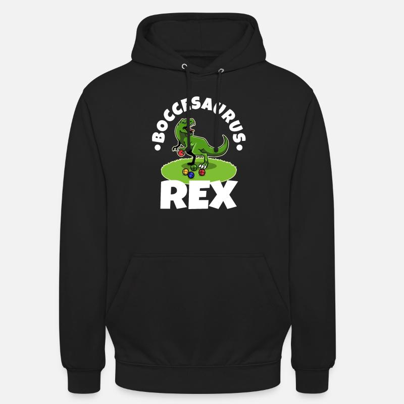 Boccesaurus Rex - Unisex Hoodie - black