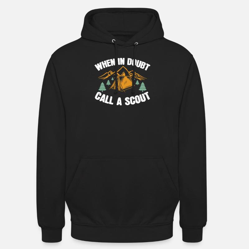 Boy Scout drôle - Sweat-shirt à capuche unisexe - noir