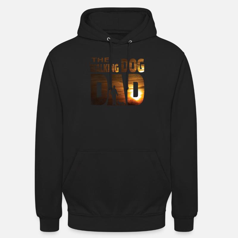 Hund Dackel Hundebesitzer Gechenkidee - Unisex Hoodie - Schwarz
