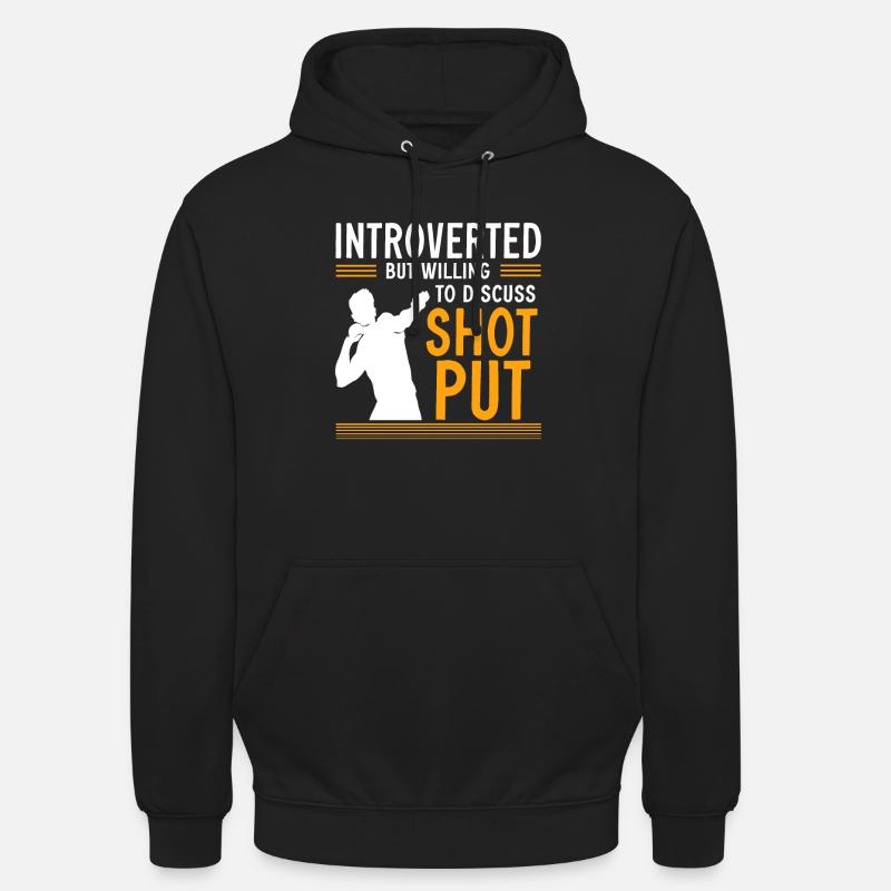 Lancer du poids Athlétisme - Sweat-shirt à capuche unisexe - noir