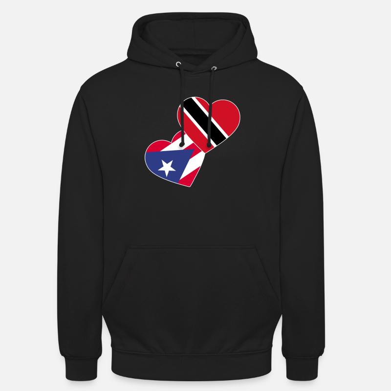 Drapeau de Trinité-et-Tobago - Sweat-shirt à capuche unisexe - noir