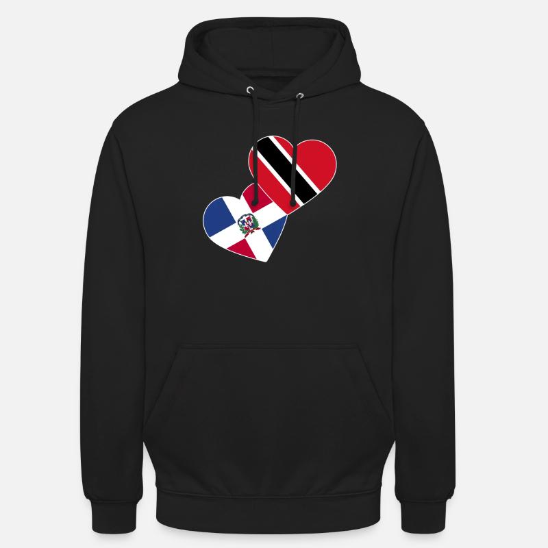Drapeau de Trinité-et-Tobago - Sweat-shirt à capuche unisexe - noir