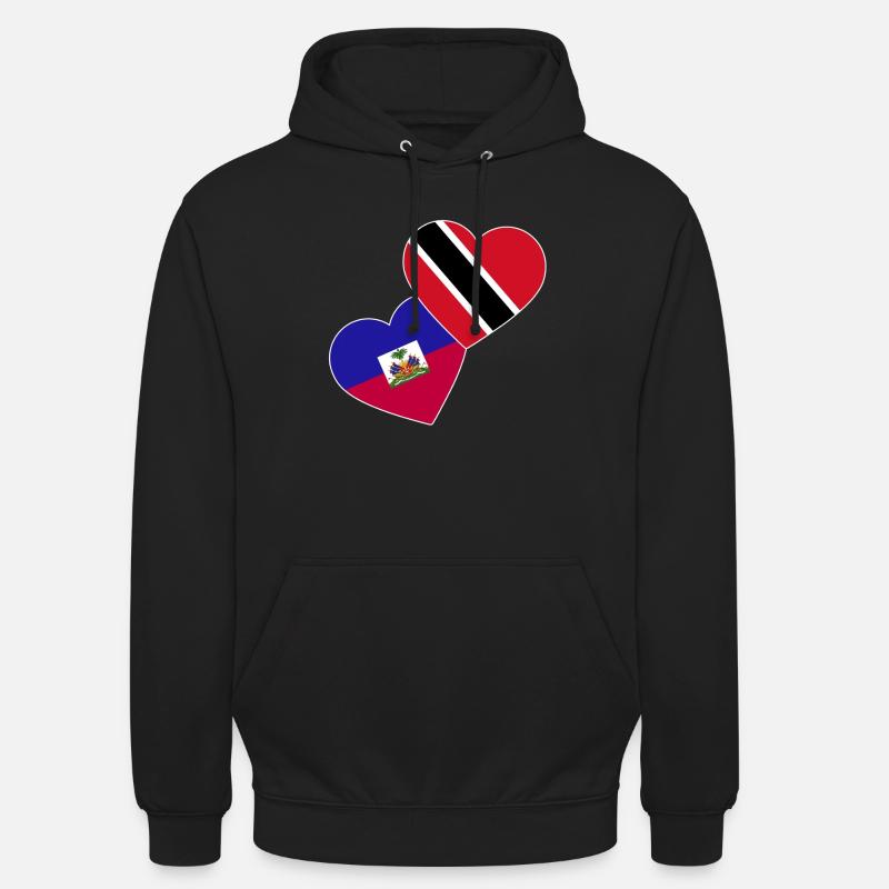 Drapeau de Trinité-et-Tobago - Sweat-shirt à capuche unisexe - noir