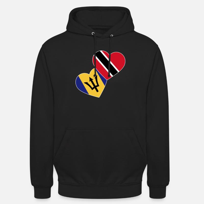 Drapeau de Trinité-et-Tobago - Sweat-shirt à capuche unisexe - noir