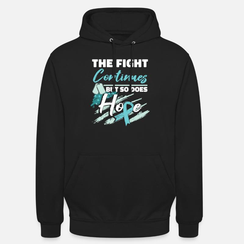 PTBS-Krieger PTBS-Bewusstseinsmonat - Unisex Hoodie - Schwarz