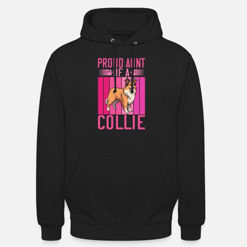 Cadeaux Collie - Sweat-shirt à capuche unisexe - noir