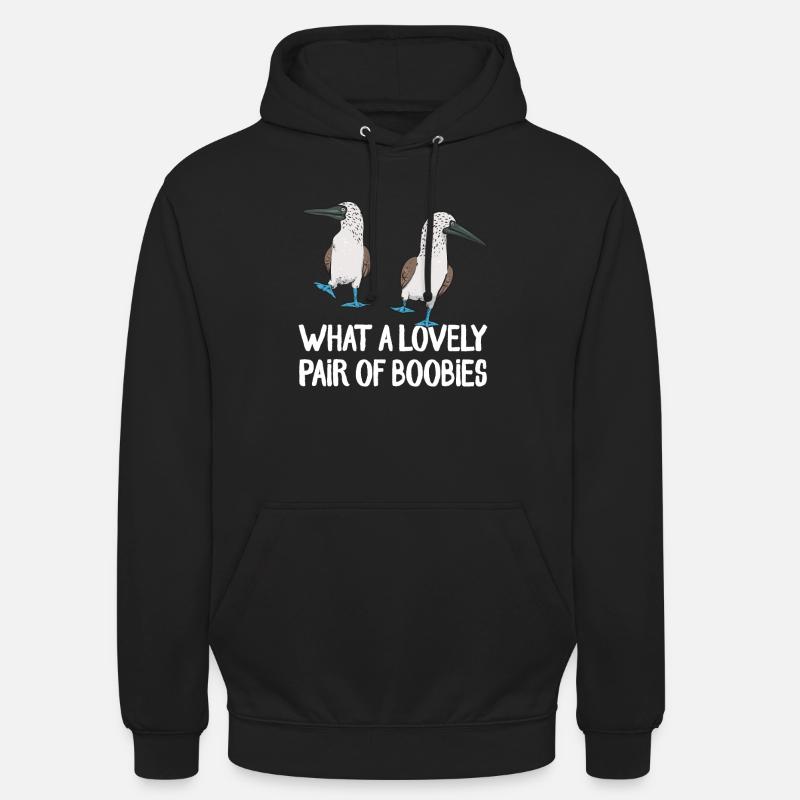 Blaufußtölpel Blue-footed Booby Seevogel - Unisex Hoodie - Schwarz