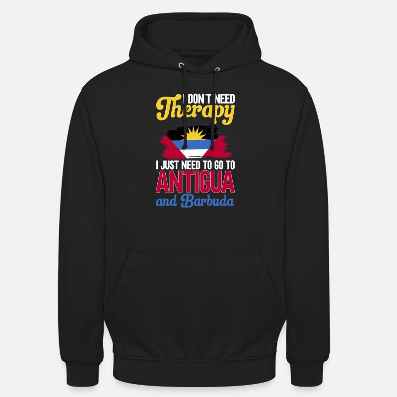 Drapeau d’Antigua-et-Barbuda - Sweat-shirt à capuche unisexe - noir