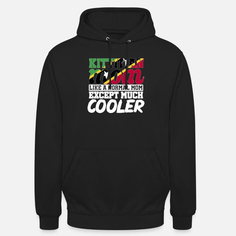 Drapeau de Saint-Kitts-et-Nevis - Sweat-shirt à capuche unisexe - noir