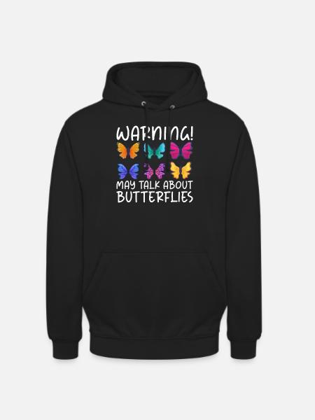 Butterfly Lover Gifts - Unisex Hoodie - black