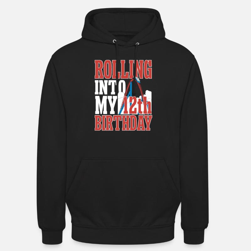 Achterbahn Rollercoaster Freizeitpark - Unisex Hoodie - Schwarz