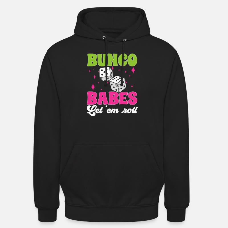 Bunco Dice Game - Unisex Hoodie - black