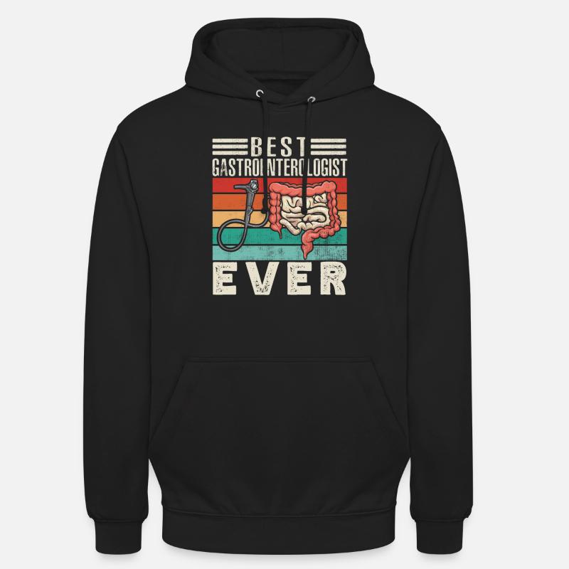 Gastroenterology Endoscopy Colonoscopy - Unisex Hoodie - black