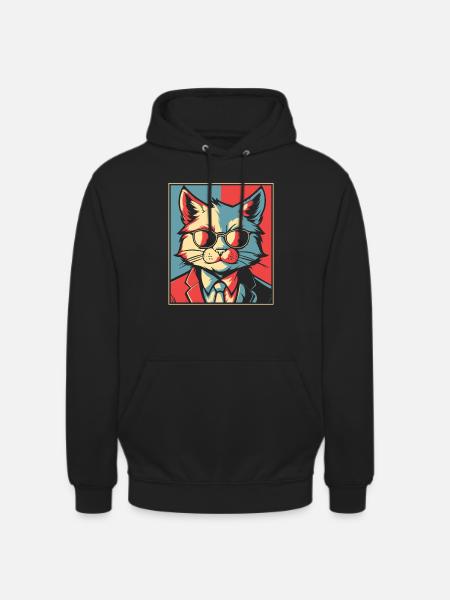 Cat - Unisex Hoodie - black
