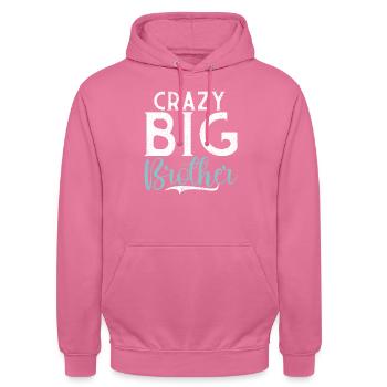 Big Brother Gift - Unisex Hoodie - Pink - Vorne - Alina (178cm) & Michal (187cm)