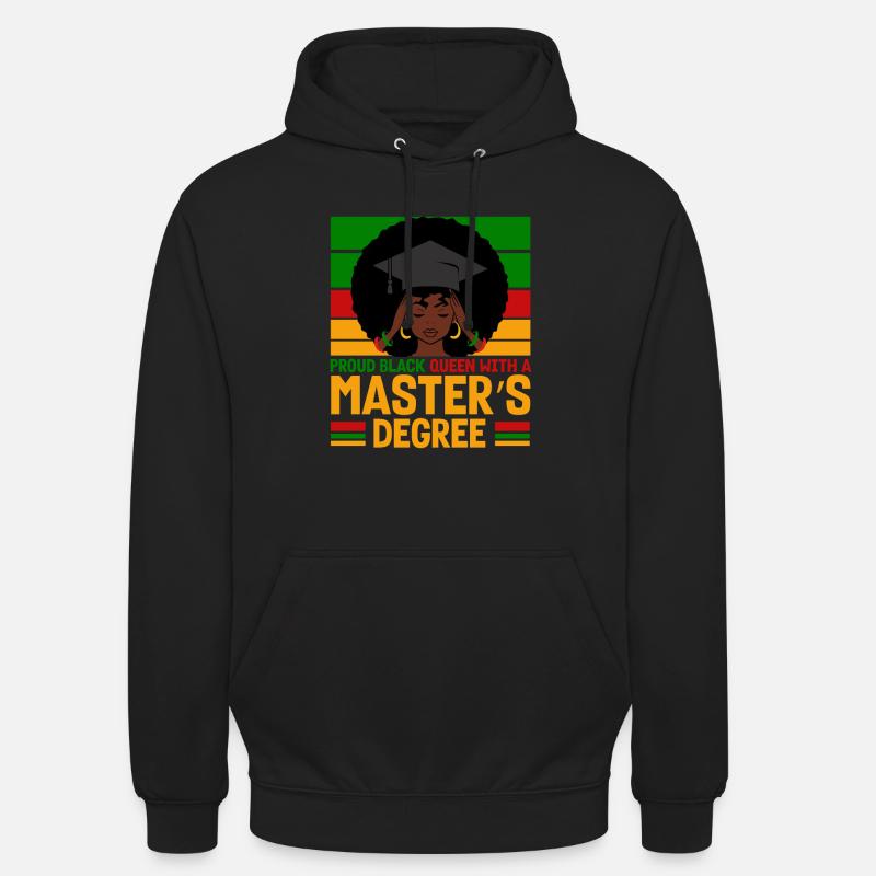 Master's Degree Studium Master Abschluss - Unisex Hoodie - Schwarz