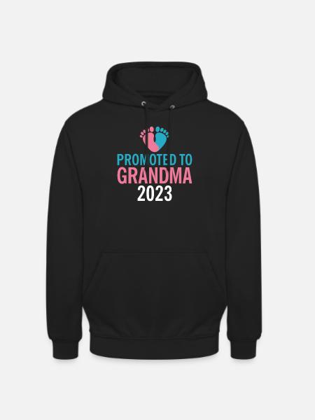 Cadeaux grand-mère - Sweat-shirt à capuche unisexe - noir