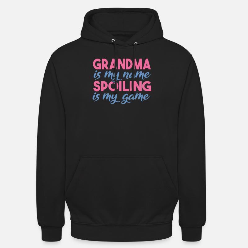 Cadeaux grand-mère - Sweat-shirt à capuche unisexe - noir
