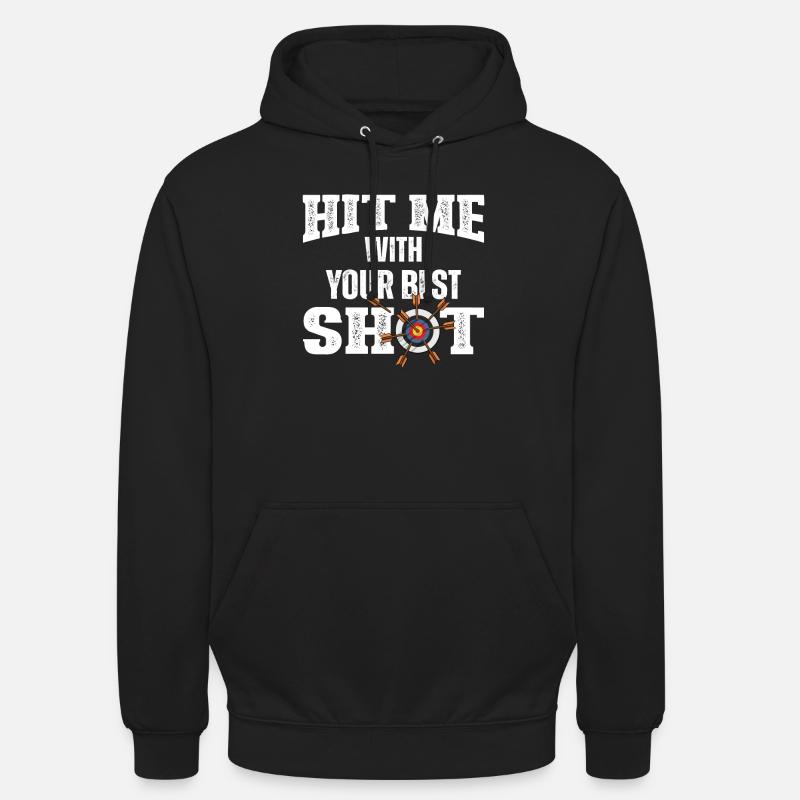 Archery Bogenschießen Bogen - Unisex Hoodie - Schwarz