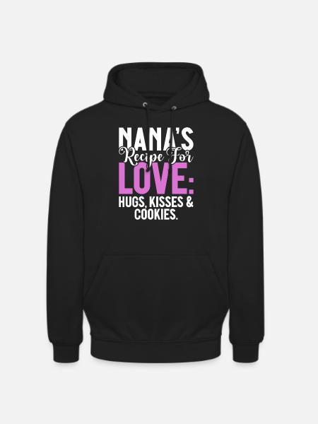 Cadeaux Nana - Sweat-shirt à capuche unisexe - noir