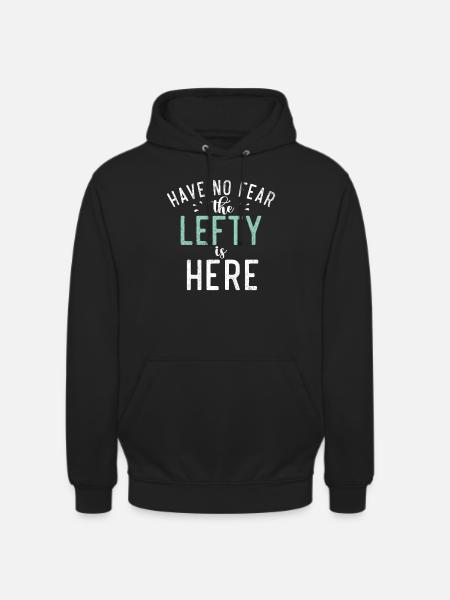 Left Handers Gifts - Unisex Hoodie - black