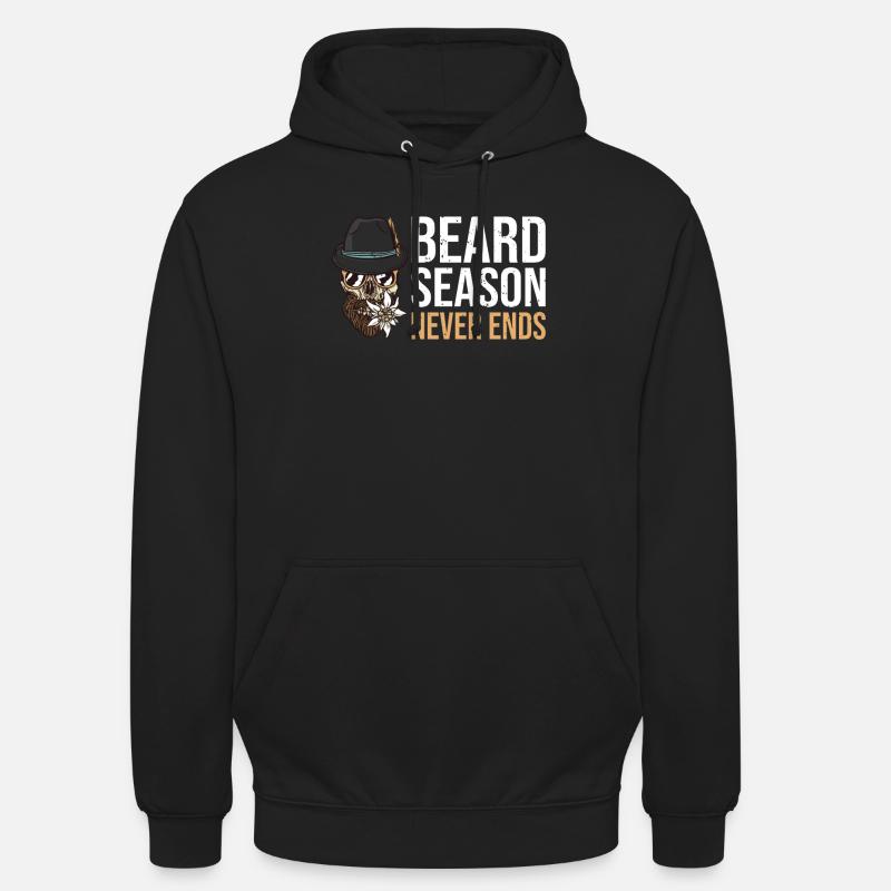 Giftidea Beard Men - Unisex Hoodie - Schwarz
