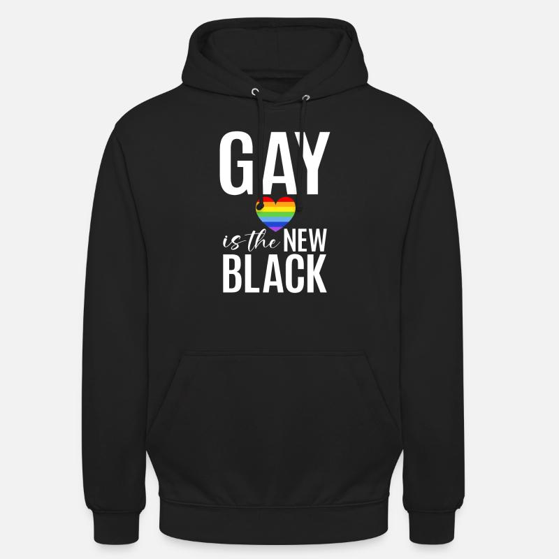 Cadeaux gays - Sweat-shirt à capuche unisexe - noir