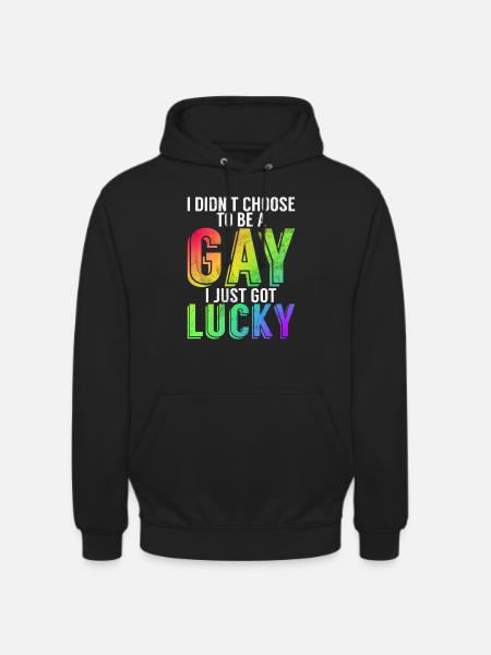 Cadeaux gays - Sweat-shirt à capuche unisexe - noir