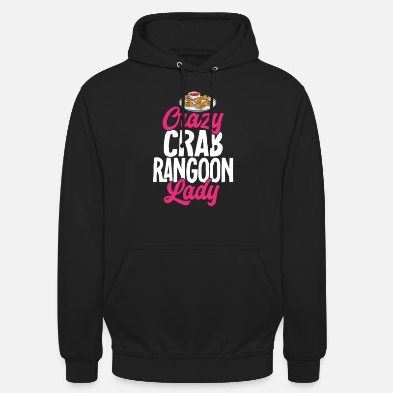 Krabben Rangoon Crab Rangoon - Unisex Hoodie - Schwarz
