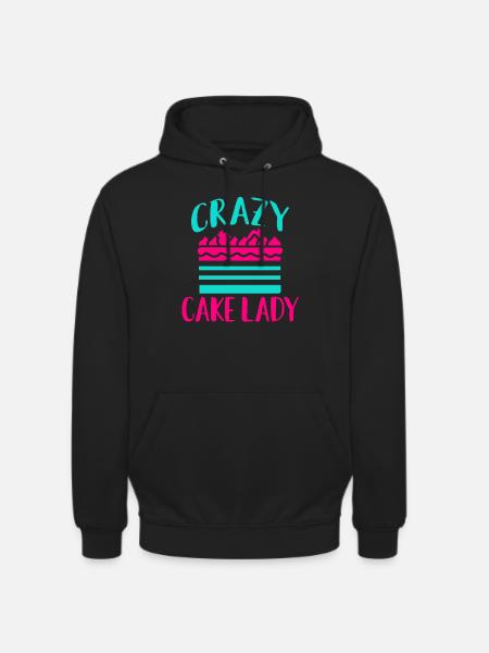 Cake Lover Cake Gift - Unisex Hoodie - black